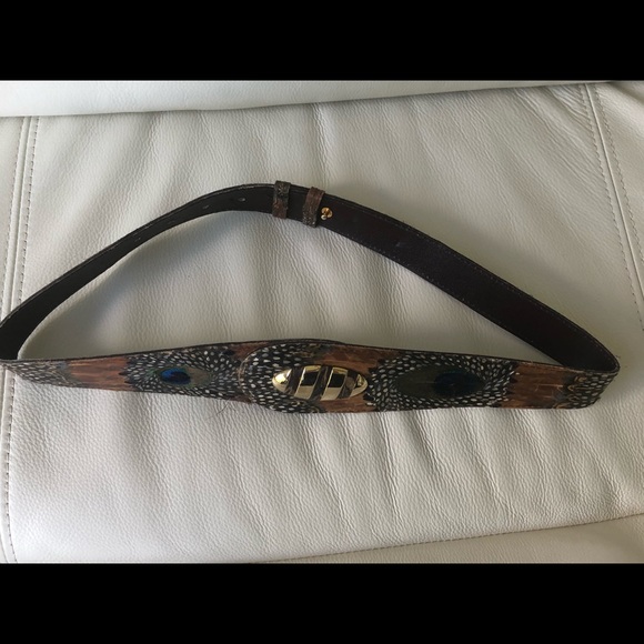 Peacock Feather Belt - Picture 5 of 6